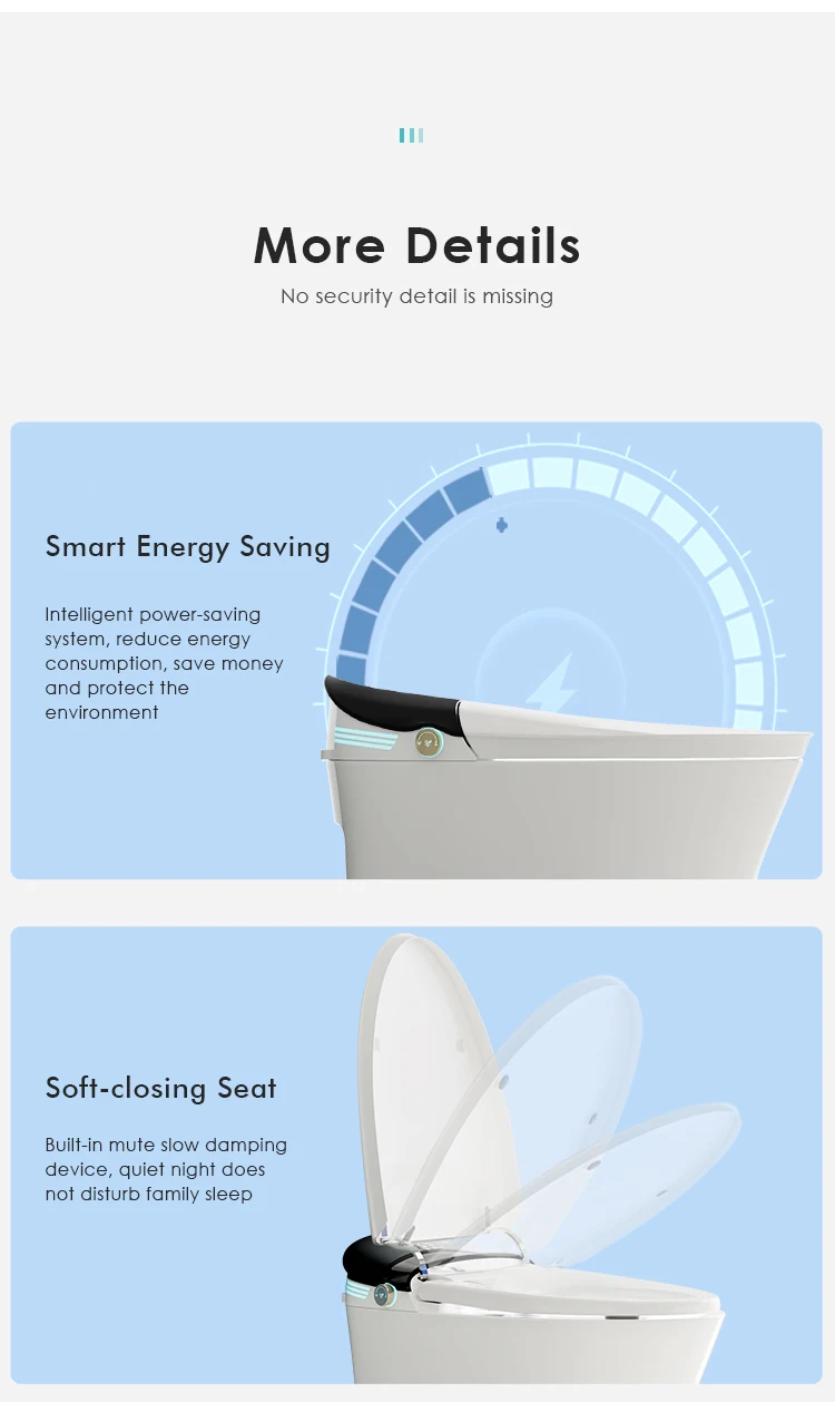 product high end fully automatic operation electric bidet siphonic flush bathroom wc toilet intelligent toilet bowl smart toilet-34