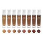 Skin Custom 30 Colors Oil Control Concealer Cream Face Matte Liquid Foundation Waterproof For Black Skin