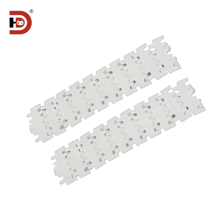 Flexible Conveyor Chain Plate/63/83/103/140/175/295mm Flat Chain Pom Toothed Chain manufacture