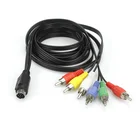 Xbox Ps2 Din Male To Male Cable 9 Pin Mini Din To 6 Rca Male Cables For XBOX PS2 PS3 DVD