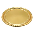 Turkey Large Gold Plastic Food Snack Dessert Fruit Turkey Wedding Birthday Party Round Serving Platter