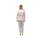Pyjamas Women Pajamas Winter Pyjamas Women Sleepwear And Fluffy Pink Bathrobes With Logo Embroider Custom Pajamas Sets
