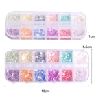 Irregular Colorful Mermaid Nail Flakes Confetti Stickers Decals For Face Hand Body Eyes Makeup Decor