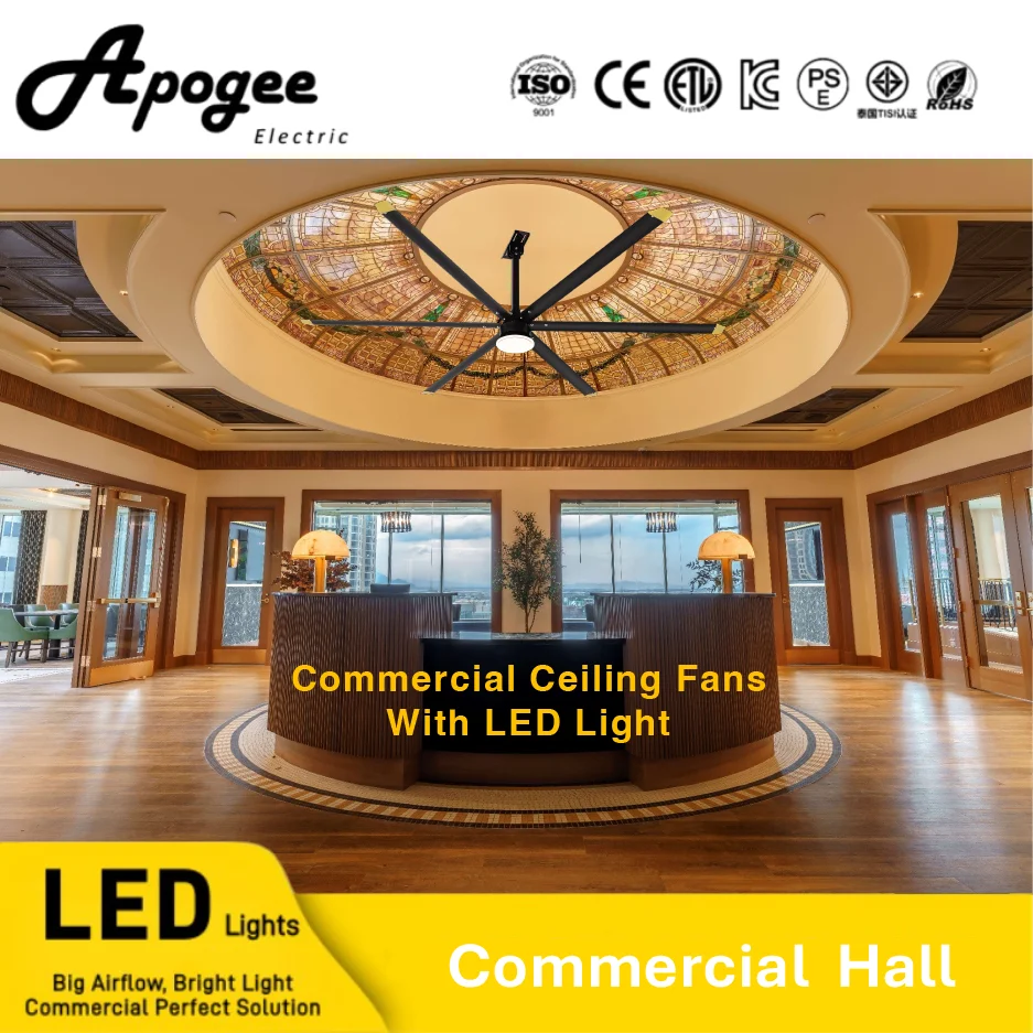 Industrial Hvls Ceiling Fan, 24ft, 20ft, 18ft, 16ft - detail 32