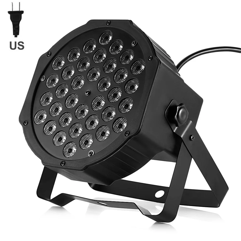 36W Professional Disco light DMX512 Voice Control RGB LED Ktv Bar Party DJ Decorative Stage Light Effect Projector par lamp