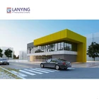 Building High Quality Low Cost Mental Building Steel Structure Car Showroom Building