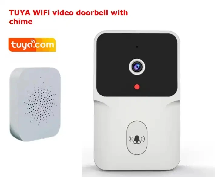 M8 tuya Smart Outdoor Wireless Wifi door bell camera tuya Hd Infrared Night Vision Voice Change For Home Door Bell