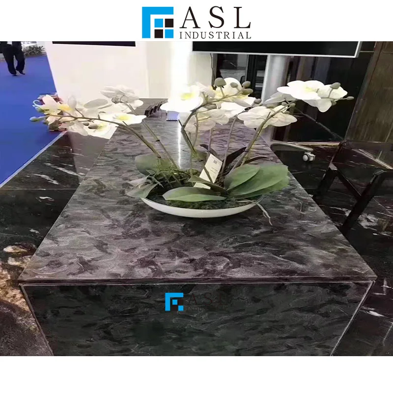 Modern flooring design wall and floor natural black marble Versace Black marble tiles and angola slab