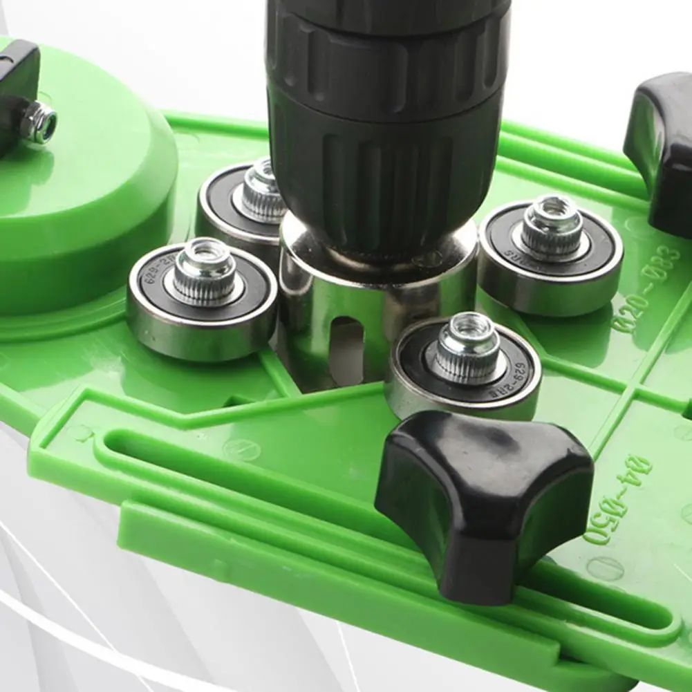 Opening Locator Adjustable 483mm Drill Bit Hole Saw Guide Jig Fixture