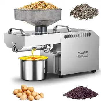 Home Oil Extraction Machine,commercial Seed Cold Oil Press Machine Olive for Small Business Motor Hot Product Provided 220v