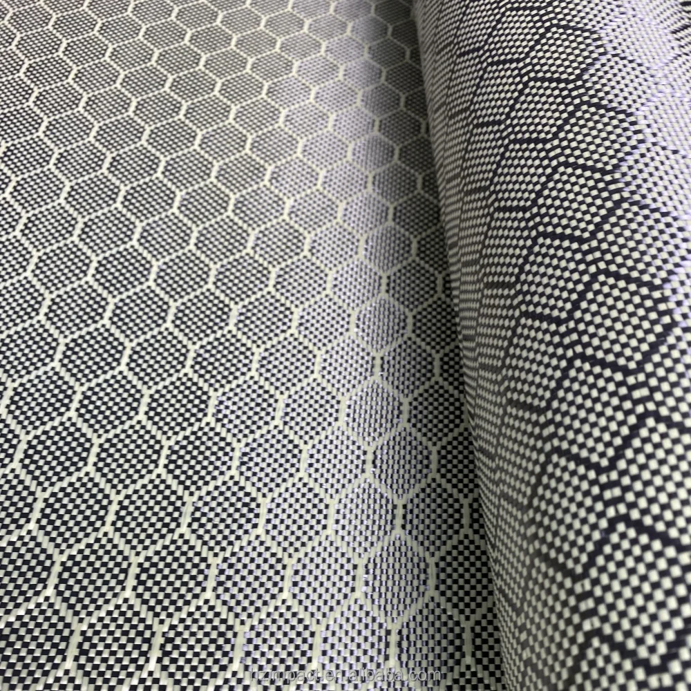 Honeycomb Hexagonal Carbon Aramid Fiber Fabric Kevler Fabric Product Yellow-black Honeycomb Hexagonal Carbon Aramid Fiber Fabric Kevler Fabric Product Yellow-black