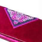 Bag Clutch Wholesale Flannel Women's Evening Hand Bag Hand Embroidery Chinese Style Clutch With Customized Cover