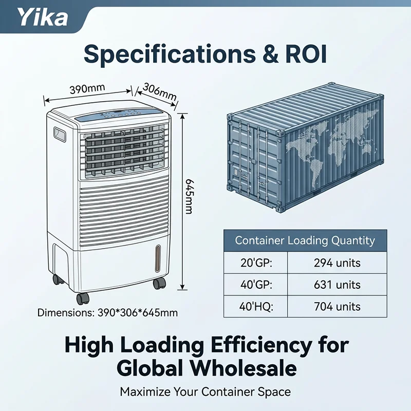 Evaporative Air Cooler, Portable, Solar - detail 20