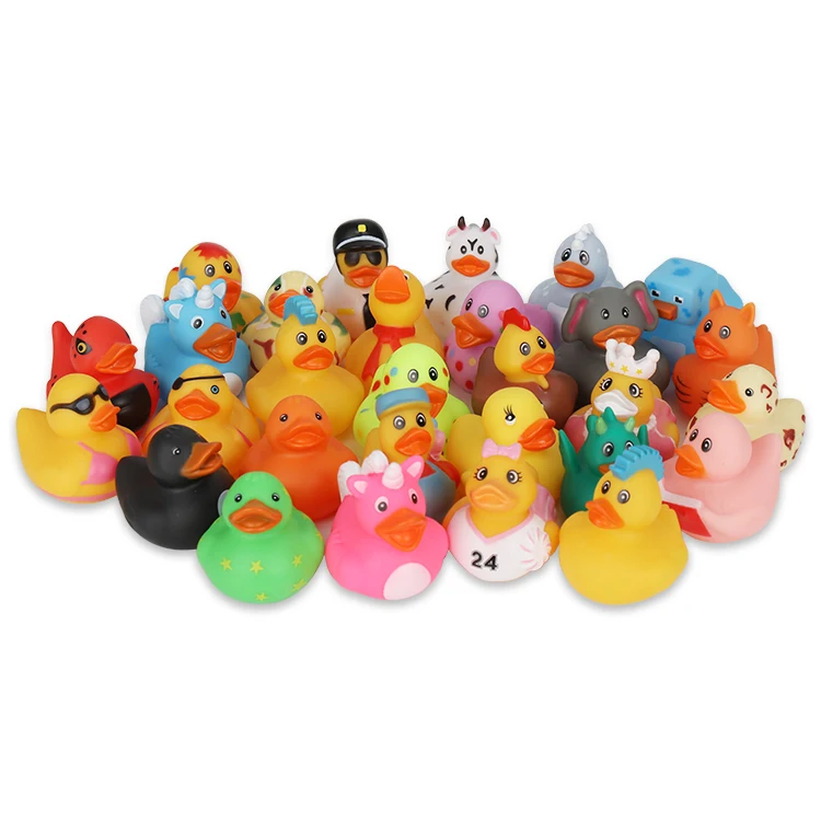 Festival Gift Plastic Rubber Ducky Stylish Vinyl Bulk Bath Duck Toys 0