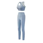 Sports Womens Fitness Yoga Leggings And Sports Bra Set Sportswear Womens Activewear Workout Sets Yoga