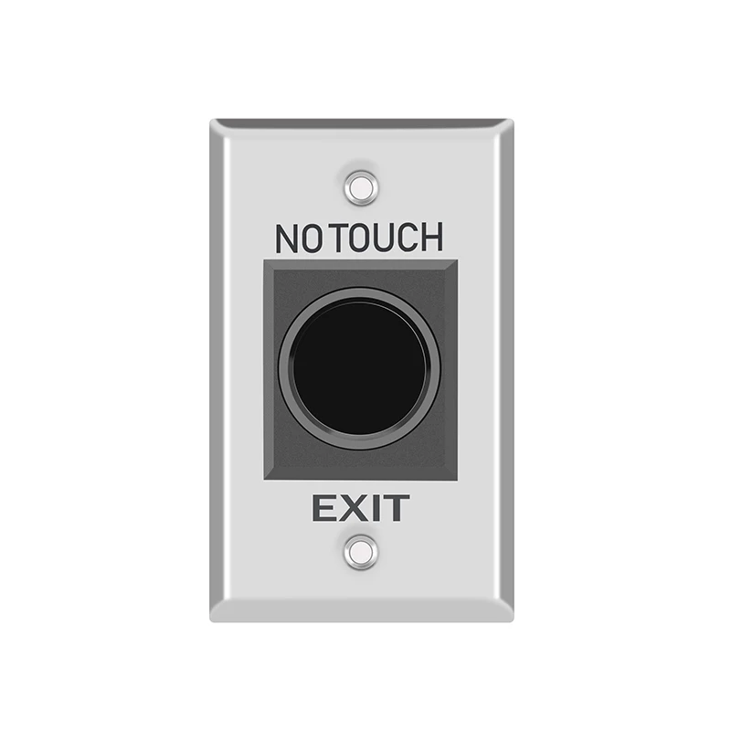 Single gang infrared no touch door exit button with LED light 