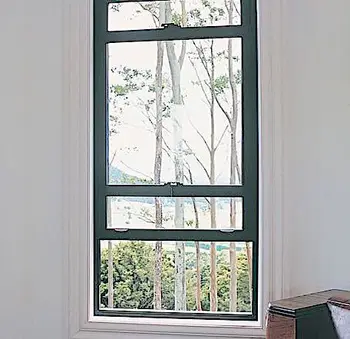 ALUFRONT Customized Hung Window Modern Black Aluminum Hurricane Impact American Residential Windows for Villas Customized Frame