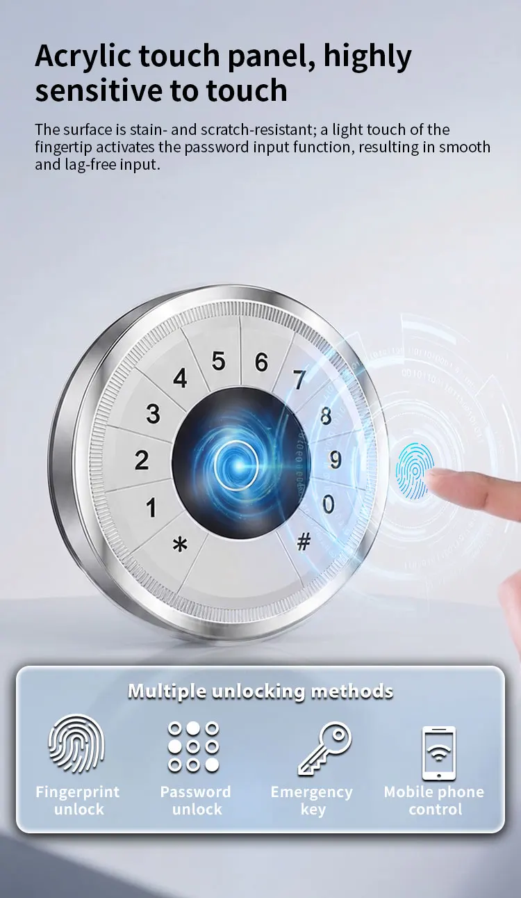 f1 600 ceqsafe electronic digital lock master key fingerprint yuta white home bank office deposit safe box-6