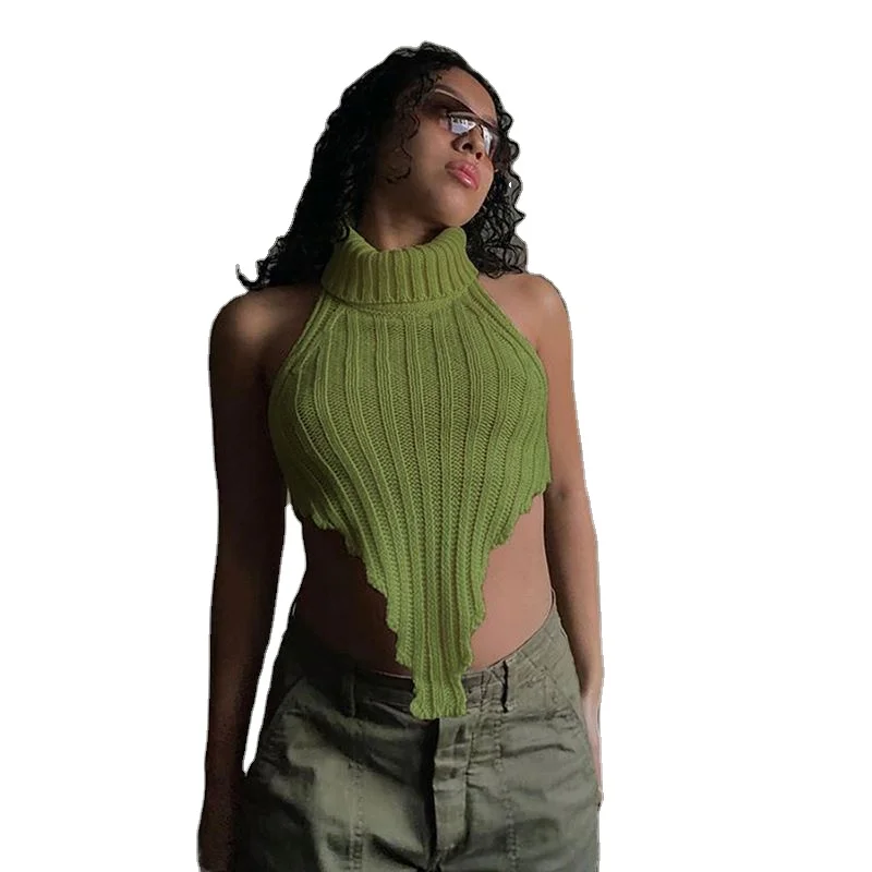 2022 Women Winter Vest Sweaters Ladies 