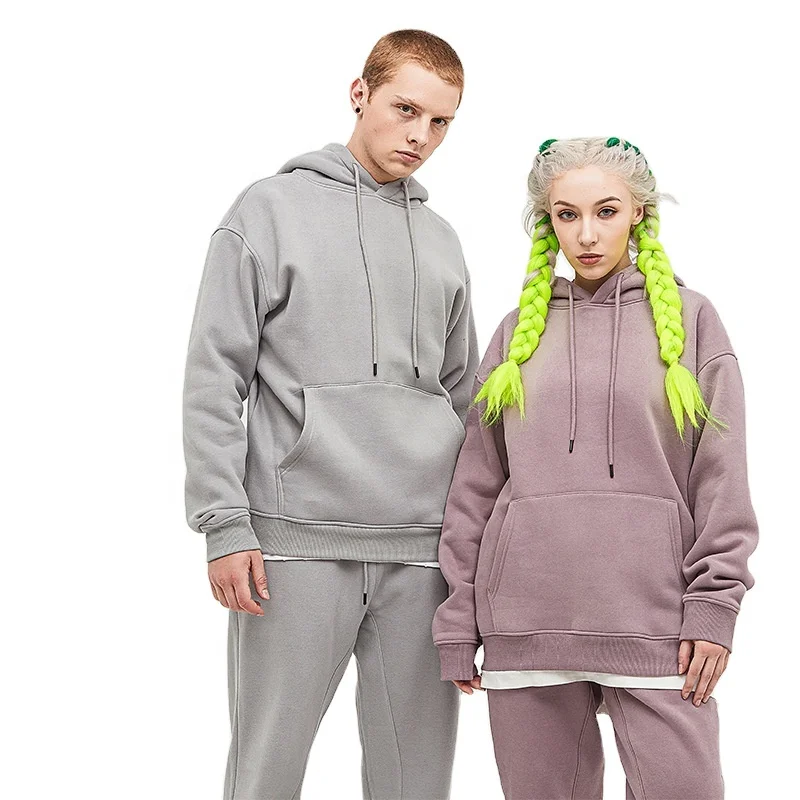 Oversized Hoodies Unisex Pure Color 