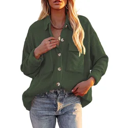 Dear-Lover Factory Price Boutique Clothing Women Corduroy Jacket Button Ribbed Textured Shacket
