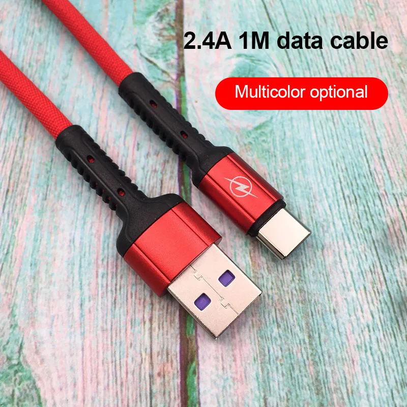 Fast Charge USB Mobile Phone Charger Cable For iPhone Android Type C