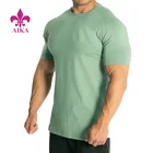 Factory Price Custom High Quality Cotton Muscle Fit Bulk Blank Embroidery Logo T Shirt For Men
