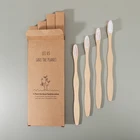 Bamboo Bamboo White Toothbrush Ecofriendly Bamboo Toothbrush Custom