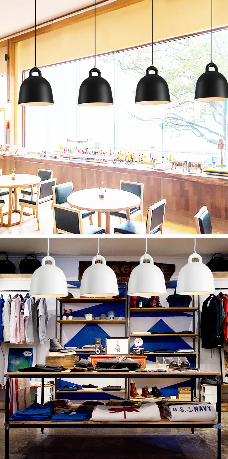 Artdecolite Nordic Jingle Bell Pendant Hanging Lighting Fixture For Hotel Room