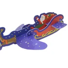 Promotion Xmas Paper Flying Glider With OEM Printing