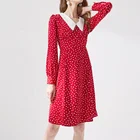 Fashion Ladies Huiquan Summer Women Casual Dresses Vintage Floral Print Long Sleeve Fashion Mini Dress For Ladies