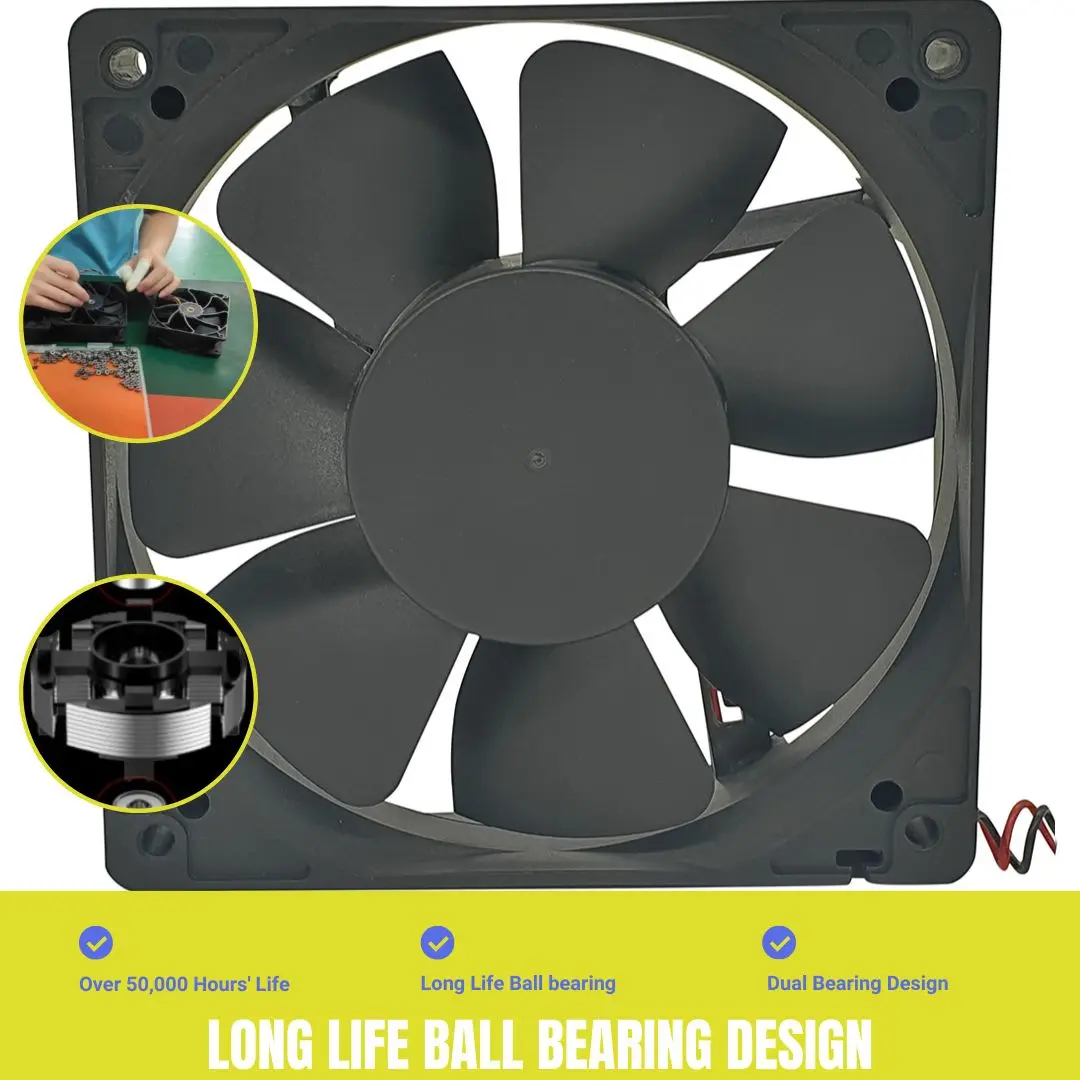 Air Cooling Fan, 120mm, Axial, 12V - detail 12