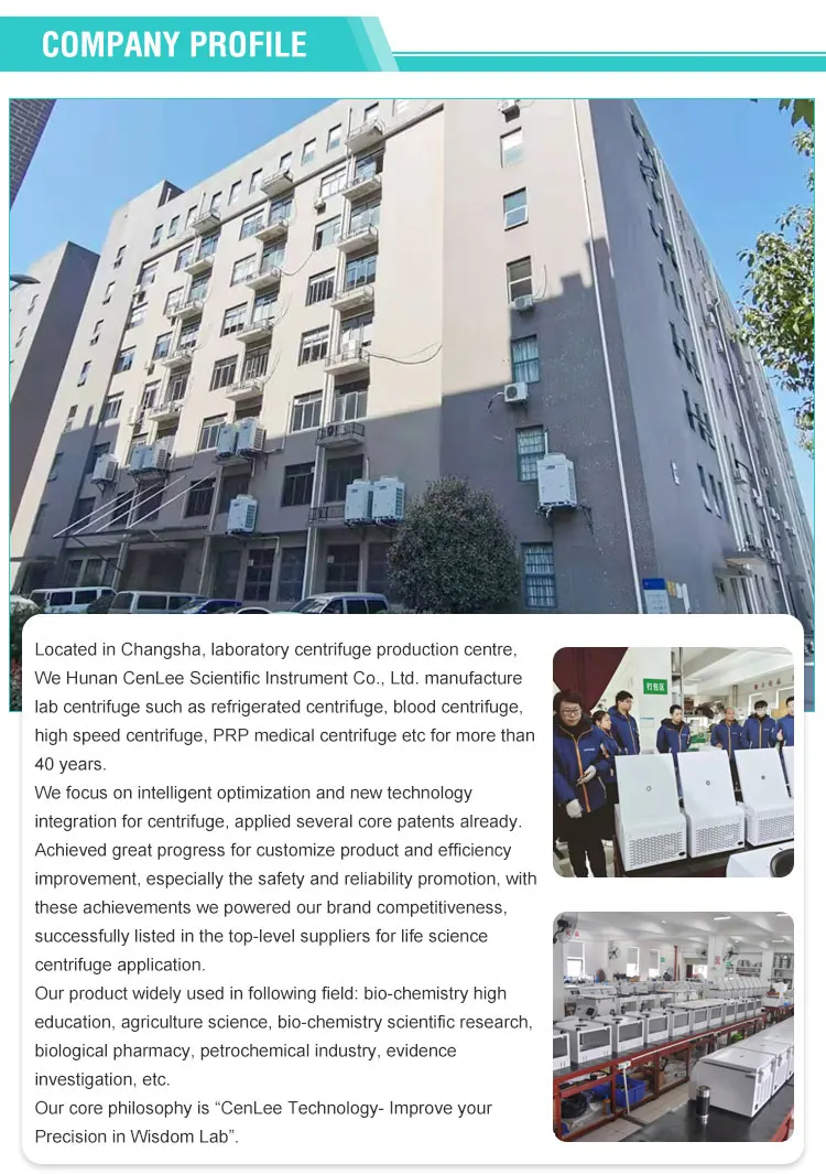 High Speed 16000r/min Cold Tabletop Centrifuge with 21532*g and 12*5 ml Capacity for Laboratory Usage