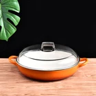Pot Lid Lids Pots Glass Pot Cover Lid With Stainless Steel Ring Iron Frying Pan Lids Glass Lids For Pots