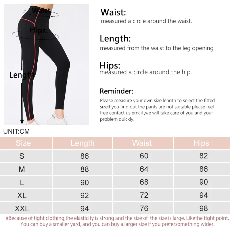 Women Gym High Waist Sport Pants Tummy Control Fitness Leggings Workout 4 Way Stretch Sport Yoga Leggings