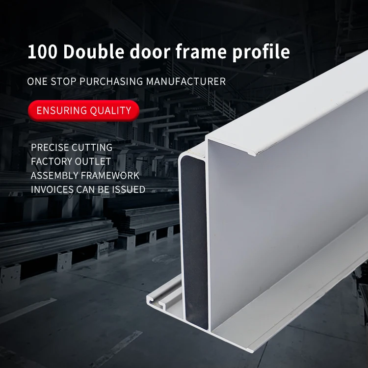 Purification Aluminum Profile 100 Double Door Material Dust-free Workshop 100 Double Door Frame Rock Wool Purification Workshop supplier