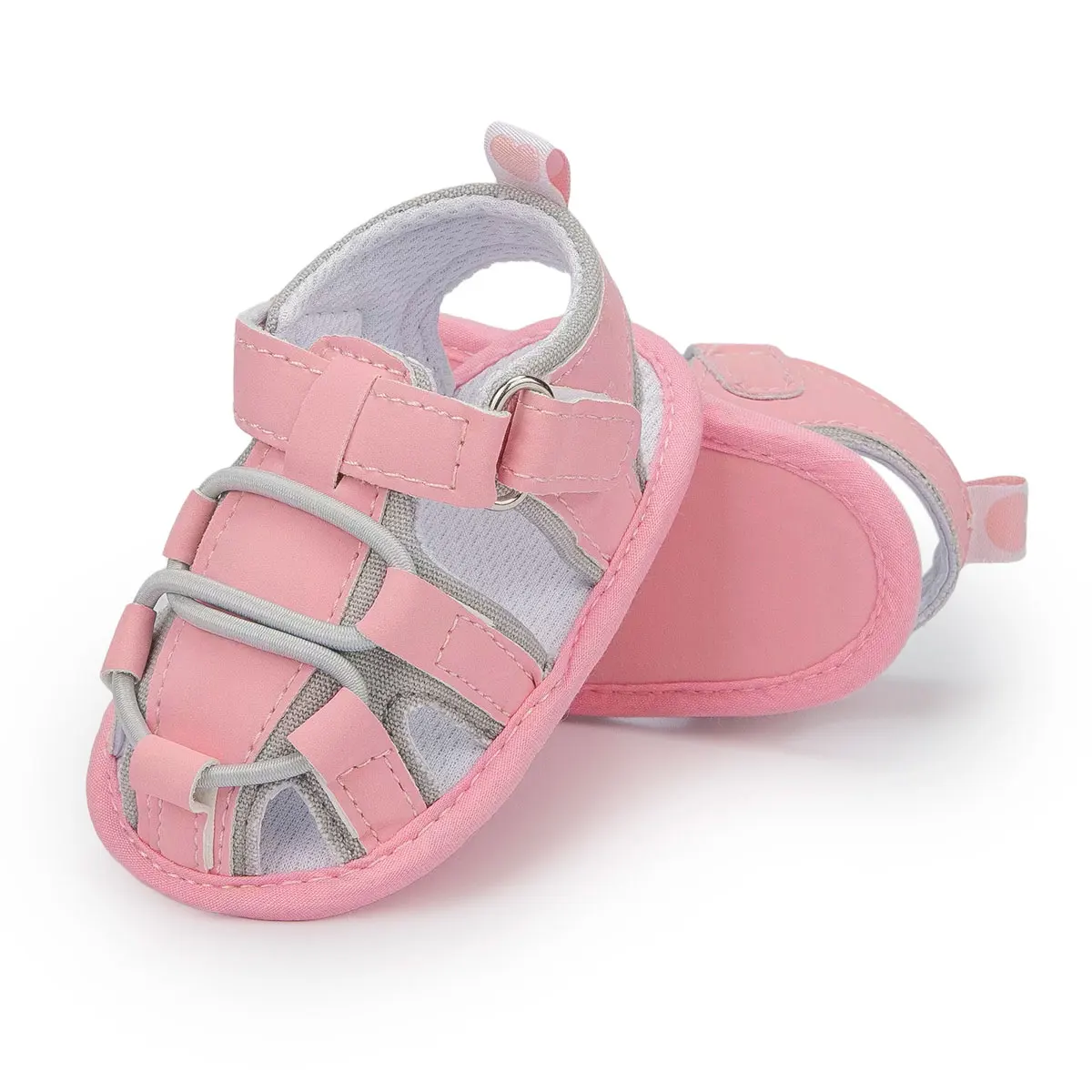 New Fashion 2023 Cotton Fabric Outdoor Prewalk Boy Girl Crib Baby Sandals & Slippers