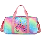 Bag Carry On Unicorn Pinl Color Kids Overnight Duffel Bag Carry On Tote Bag For Girl