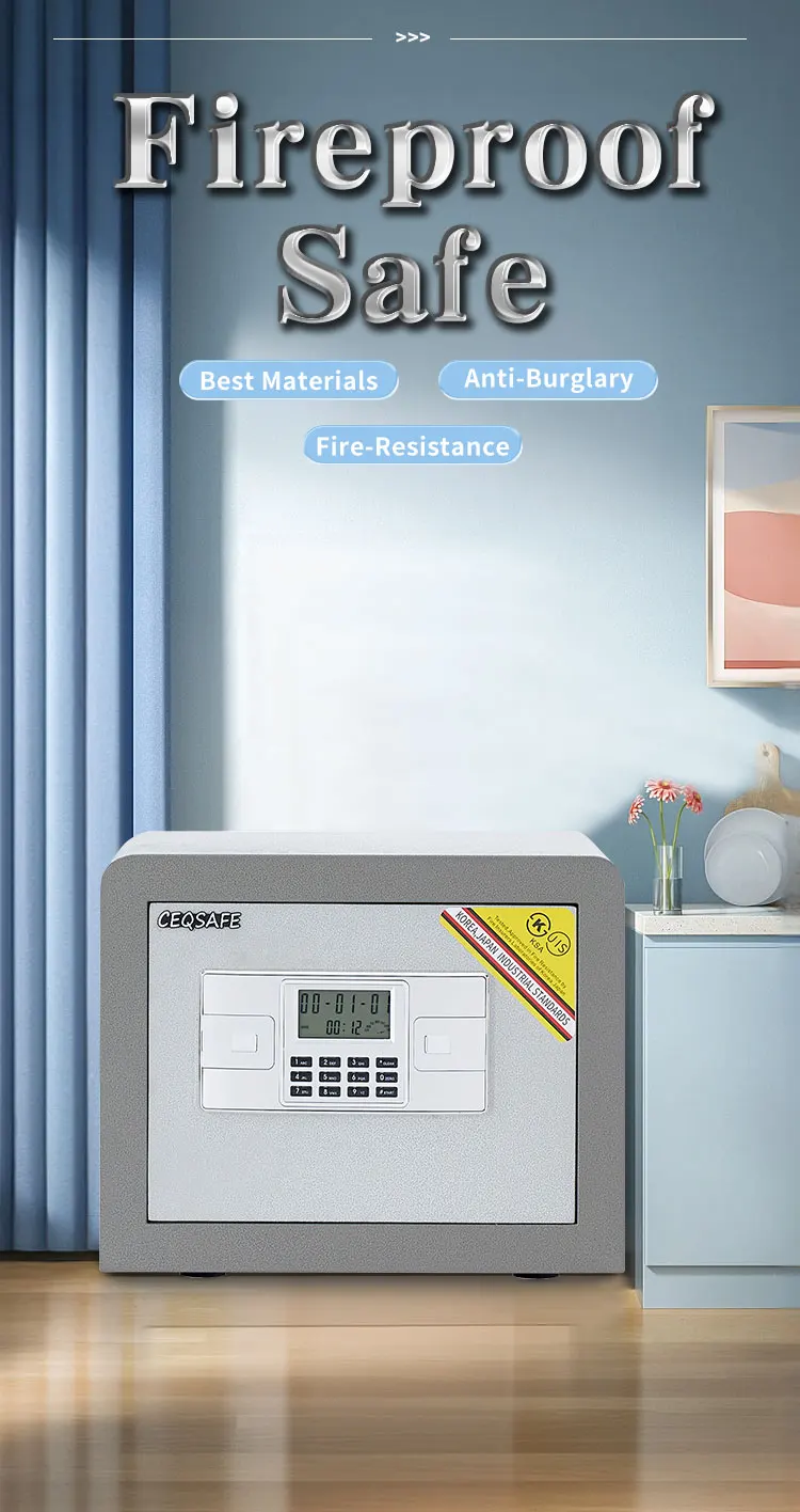 CEQSAFE China Digital Lock Safe Security Electronic Fireproof Safe Box supplier