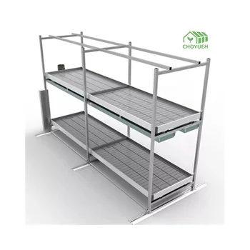 CHOYUEH Greenhouse ABS double layer Racks Rolling bench Wholesale hydroponic Rolling Bench for growing