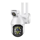 Hd Wifi New Product IP66 Outdoor HD 1080P Dual Lens 2.4G Wifi Smart Home Wireless Security CCTV IP Camara Wifi