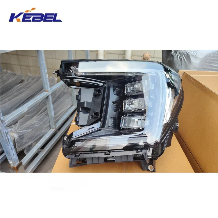 product kebel atuo body new 12v 55w front head lamp oem head lights for 2021 2023 gmc yukon slt sue-6