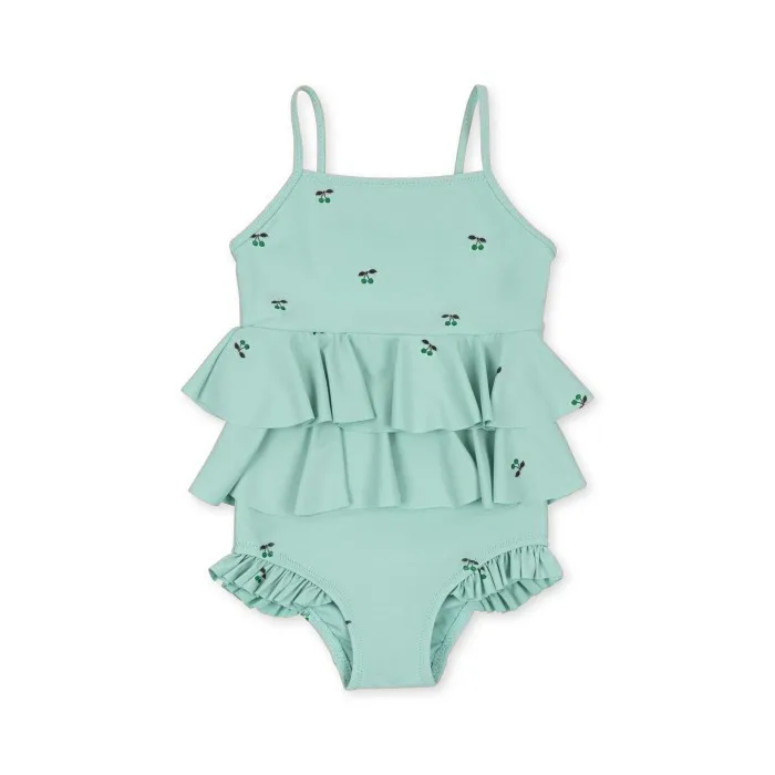 OEM New Design Custom Printing High Quality Anti UV Girls Swimsuits Children One Piece Swimwear For Girls 7-16