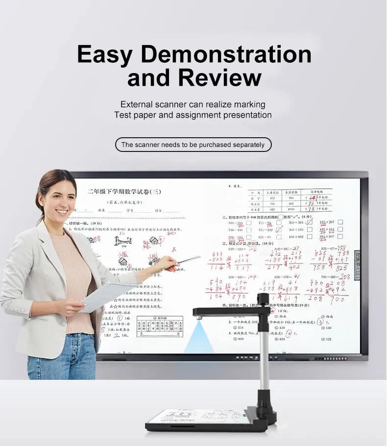 All In One Smart Screen Interactive Whiteboard For Meeting Rooms