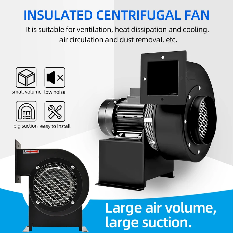 Centrifugal Fan, CY100, 75mm, 220V - detail 8