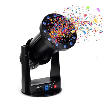 LED 1200W DMX Electric Remote Control Party Confetti Cannon Machine Wedding Confetti Jet Colorful Paper Confetti Cannons Machine