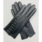 Gloves Leather Factory Wholesale Outdoor Riding Gloves Adult Fashion Warm Leather Wool Lining Gloves