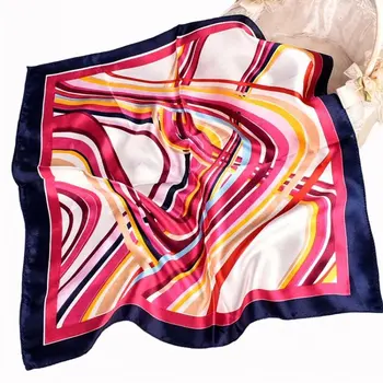 New 50*50 Women scarf wholesale direct emulation fashion small square scarves optional