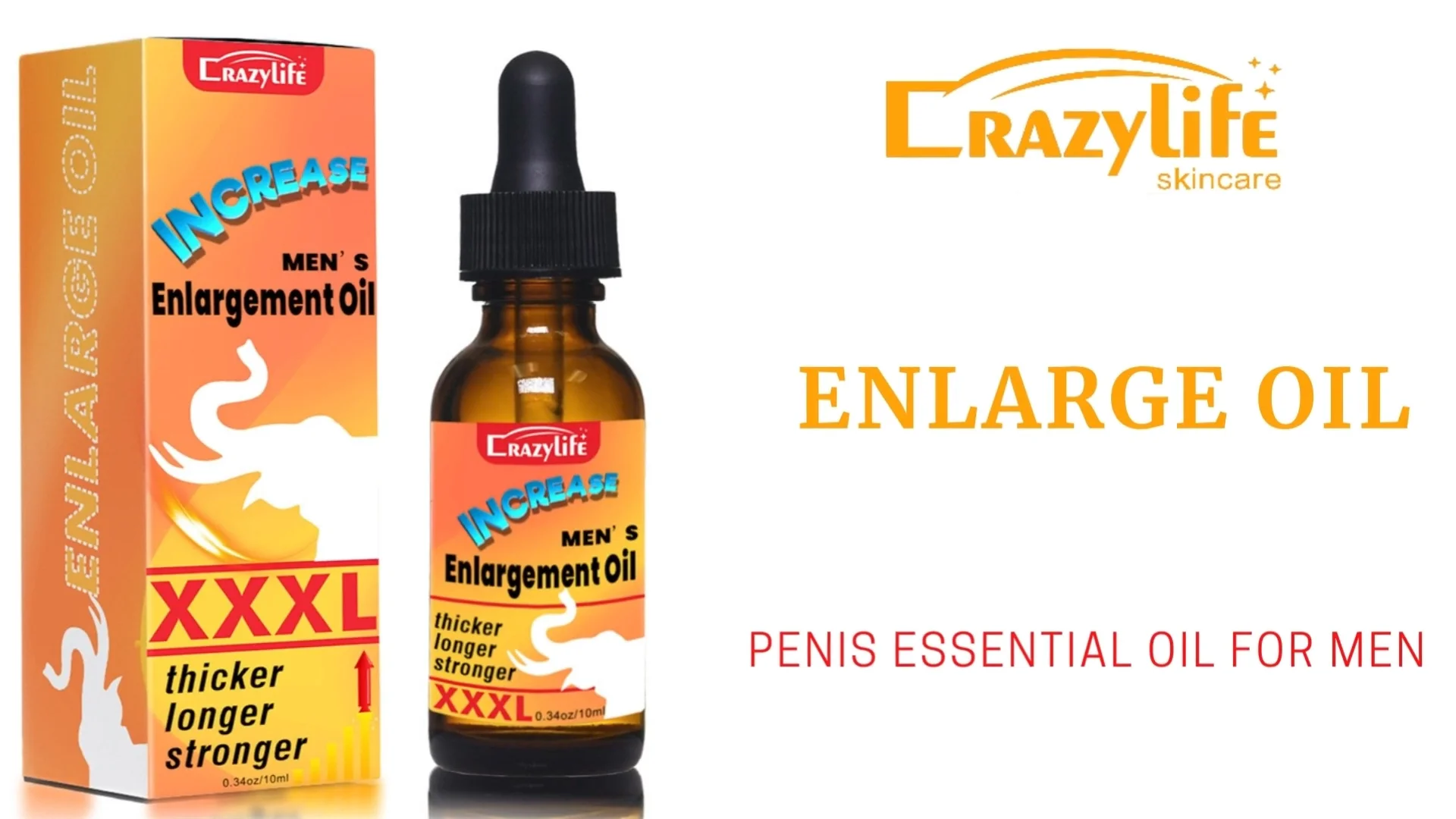 Penis Enlargement Essential Oil Increase Growth Extension Sex Delay Oil