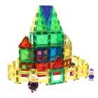 Blocks Building Wholesale Supplier Custom 254 Pieces Magnet Building Blocks Magnetic Tiles